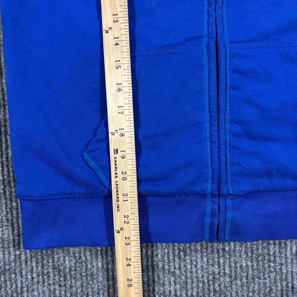 L.L. Bean Sherpa Lined Hoodie Kids L 14-16 Blue Full Zip Fleece Jacket - Picture 6 of 10